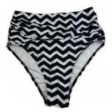 (M) Chevron High Waisted Bikini Bottom (M) Chevron High Waisted Bikini Bottom