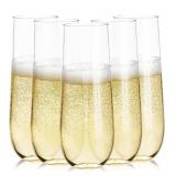 NEW-$40 48 Pack Plastic Stemless Champagne NEW-$40 48 Pack Plastic Stemless Champagne