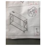 NEW $120 47' Console Table with Power Outlets NEW $120 47' Console Table with Power Outlets