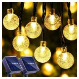 NEW $45 2PK Solar Outdoor String Lights 40FT NEW $45 2PK Solar Outdoor String Lights 40FT