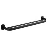 NEW $40 24' Double Bath Towel Bar MATTE BLK NEW $40 24' Double Bath Towel Bar MATTE BLK