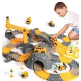 NEW $65 258PC Construction Race Track NEW $65 258PC Construction Race Track