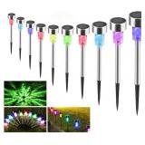 USED $40 Solar Garden Lights Multi-Colored USED $40 Solar Garden Lights Multi-Colored