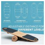 NEW-$149 XCMAN Bamboo Balance Board Trainer NEW-$149 XCMAN Bamboo Balance Board Trainer