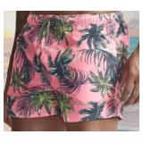 NEW Kids (2 yrs) Pink Palm Tree Swim Trunks NEW Kids (2 yrs) Pink Palm Tree Swim Trunks