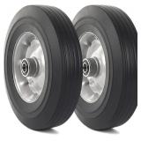 $40 (2-Pack)10x2.5'' Flat Free Solid Rubber Tires $40 (2-Pack)10x2.5'' Flat Free Solid Rubber Tires