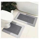 NEW-$52 2Pcs Ultra Soft Napa Skin Bath Mat NEW-$52 2Pcs Ultra Soft Napa Skin Bath Mat