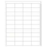 $54 Laser/Inkjet White Labels (2'x1'- 40 Per Page) $54 Laser/Inkjet White Labels (2'x1'- 40 Per Page)