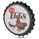 New Vintage Style Round Wall Sign New Vintage Style Round Wall Sign