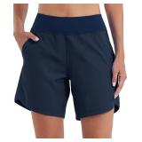 NEW-Women's 7' Quick Dry Swim Board Shorts 2XL NEW-Women's 7' Quick Dry Swim Board Shorts 2XL