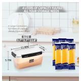 NEW $34 4 Pieces 4L Plastic Cereal Containers NEW $34 4 Pieces 4L Plastic Cereal Containers