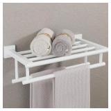 NEW $80 24'' Towel Rack - White NEW $80 24'' Towel Rack - White