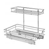 NEW $32 11' Pull Out Cabinet Organizer Sliding NEW $32 11' Pull Out Cabinet Organizer Sliding