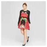NEW $33 (M) Women Xmas Sweater - Fireplace NEW $33 (M) Women Xmas Sweater - Fireplace