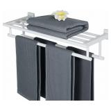 NEW $80 24-Inch Bathroom Lavatory Towel Rack NEW $80 24-Inch Bathroom Lavatory Towel Rack