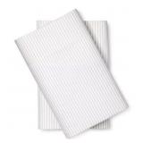Striped Pillowcase Set Gray Striped Pillowcase Set Gray