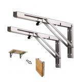NEW $52 2 Pcs 20' Folding Shelf Brackets NEW $52 2 Pcs 20' Folding Shelf Brackets