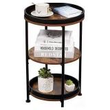 New $80 3 Tiers Round Side Table