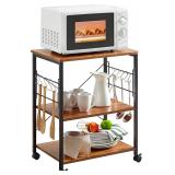 NEW $190 Kitchen Cart 3-Tier