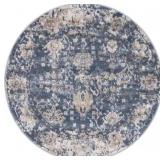 NEW-$90 Area Rug 4ft Round Rug, 2Pcs