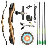 NEW-$116 Recurve Bow and Arrow Set
