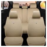 New $326 Beige Seat Covers 9PCS