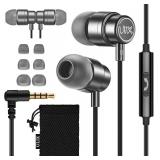 NEW Wired Earbuds w/Bag & Case