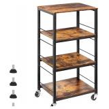 New $148 Rolling Kitchen Cart 4 Tier