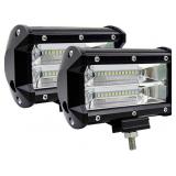 NEW $45 2PK LED Flood Light Bars-Triple Row