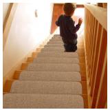 NEW-$110 Non-Slip Stair Treads Carpet