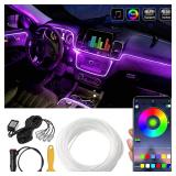 NEW $38 5-in-1 LED Car Interior Strip Light 236"