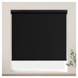 New $140 41" Blackout Roller Blinds Cordless Black