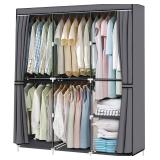 NEW-$62 Portable Closet 50 Inch Wardrobe Closet