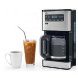 $86 Pure Flavor Coffee Maker, 14 cup, Black