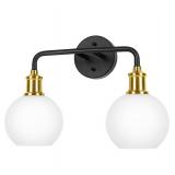 NEW $70 (12.4"X5.31") 2-Light Fixture