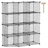 $70 Wire Cube Storage 12-Cube