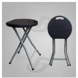 NEW-$81 Portable Folding Stool,17.7 Inch