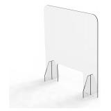 Used-$75 Sneeze Guard for Counter and Desk,4 Pcs