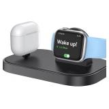 NEW 2-in-1 iWatch Charger w/USB C - PINK