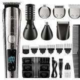 $52 18-in-1 Beard/Hair Trimmer Kit USB *MISSING