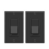 NEW $46 2-Pack Wall Light Switch