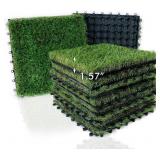 New $140 9 Pack Artificial Grass Tiles