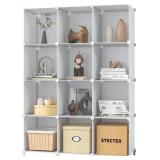 NEW-$56 Closet Organizers, 12 Cubes Storage Shelf