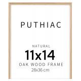 NEW-2 Pcs Natural Solid Oak Wood Picture Frame