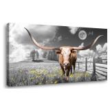 NEW-$100 Highland Cow Wall Art