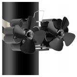 $48 Heat Powered 8 Blade Wood Stove Fan