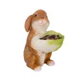 NEW $30 (8.2x5.2") Rabbit Garden Decor