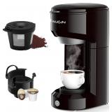 NEW $60 Single Serve Coffee Maker (BLK&SILVER)