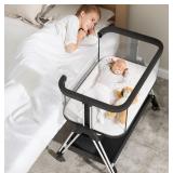 NEW-$250 Baby Bedside Bassinet