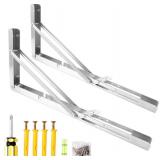 New $36 2PCS Folding Shelf Brackets